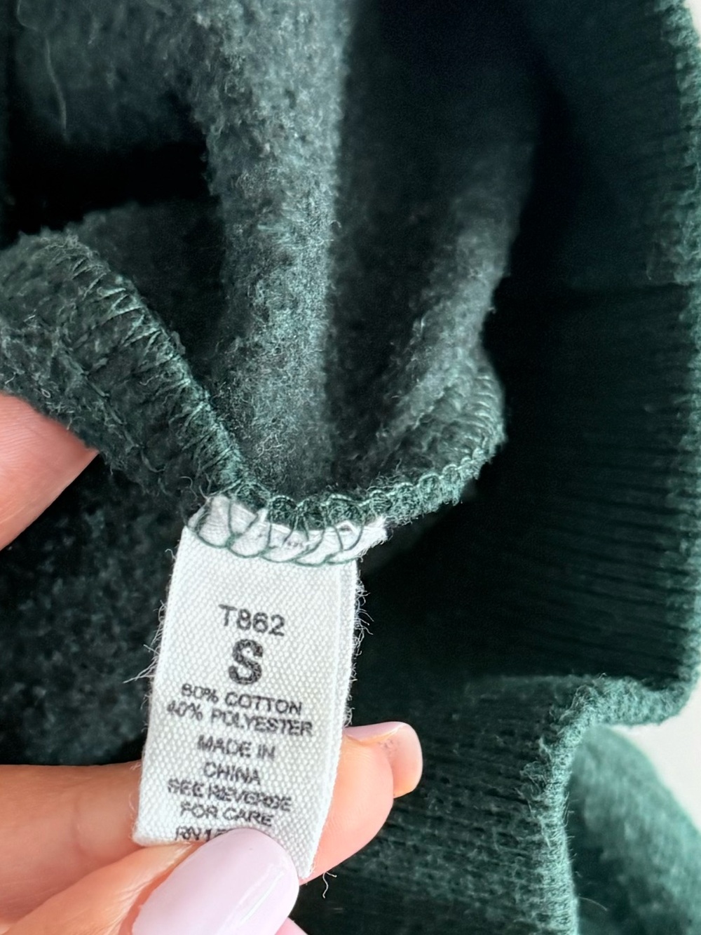 Reflex Hampton Forest Green Collegiate Crewneck Sweatshirt S - Picture 2 of 3